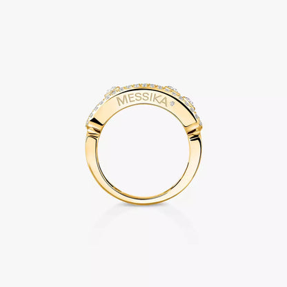 [Miro ] Move Gold Diamond Pave_ Ring