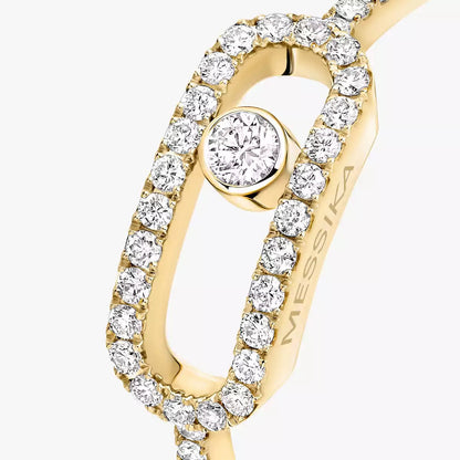 [Miro ]Move Uno Diamantring in Gold
