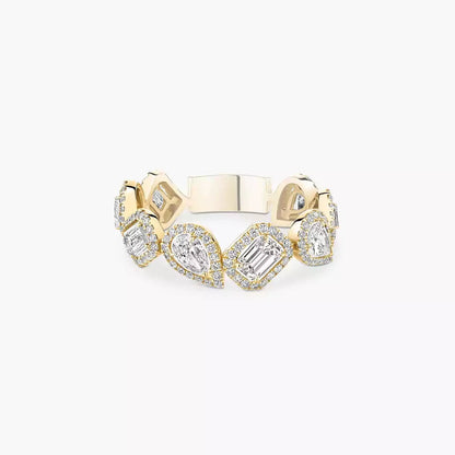 [Miro ]Diamond Wedding Ring My Twin