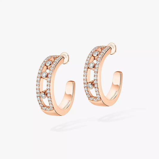 [Miro ]Diamond Pave_ Hoop Earrings Move