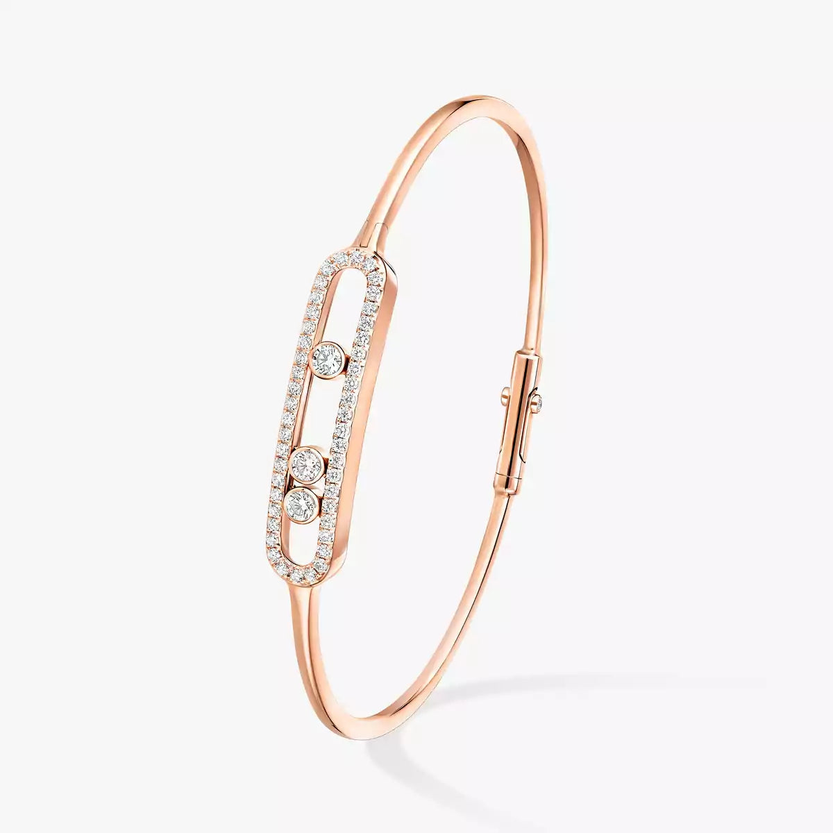 [Miro ]Bewegliches Armband mit Pavé-Diamanten M