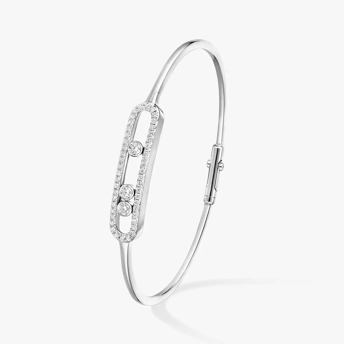 [Miro ]Bewegliches Armband mit Pavé-Diamanten M