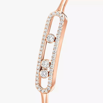 [Miro ]Bewegliches Armband mit Pavé-Diamanten M