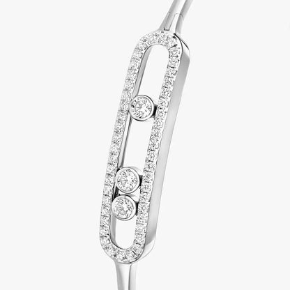 [Miro ]Bewegliches Armband mit Pavé-Diamanten M