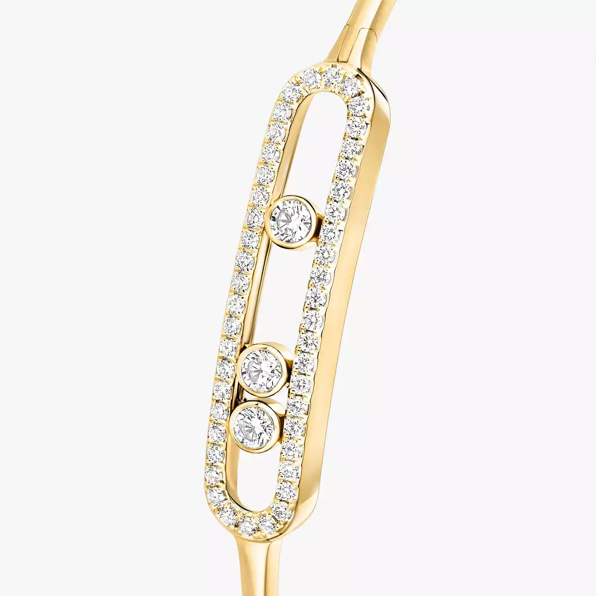 [Miro ]Bewegliches Armband mit Pavé-Diamanten M