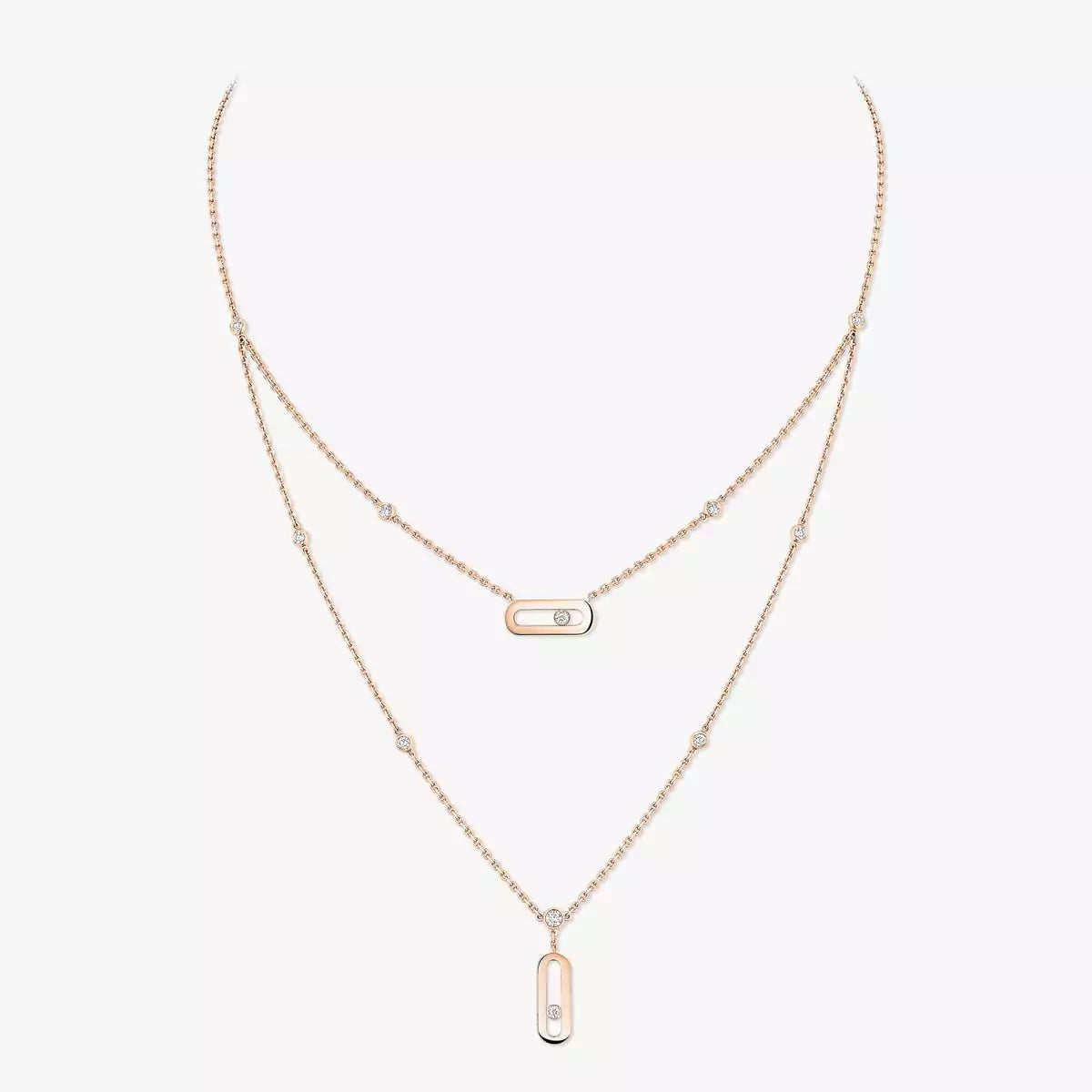 [Miro ] Move Uno Diamond Necklace
