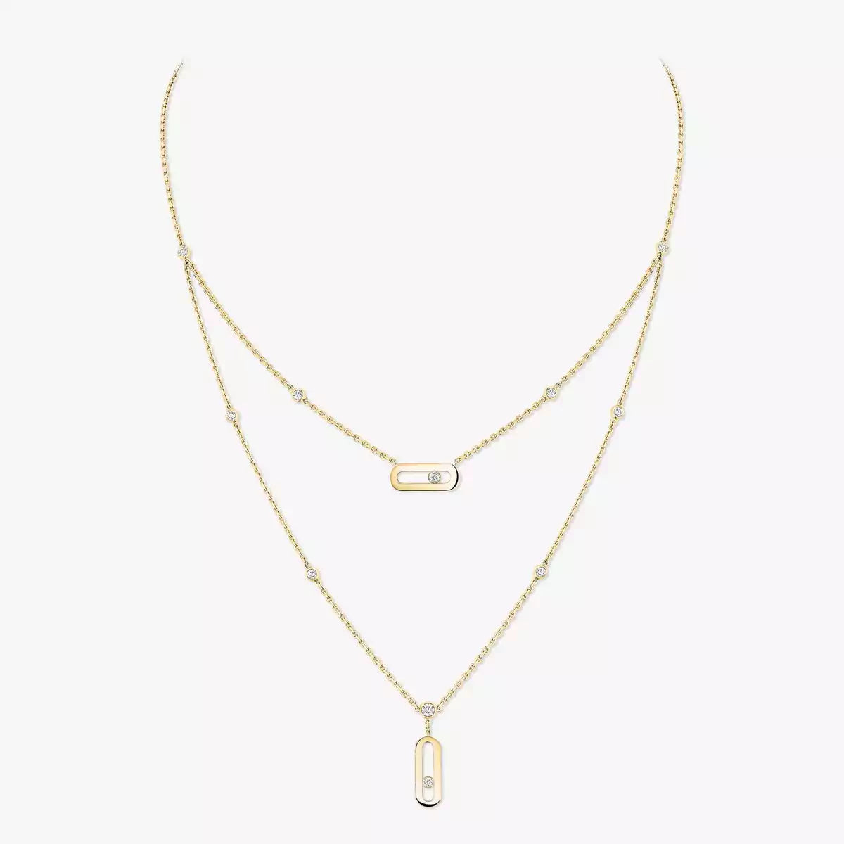 [Miro ] Move Uno Diamond Necklace