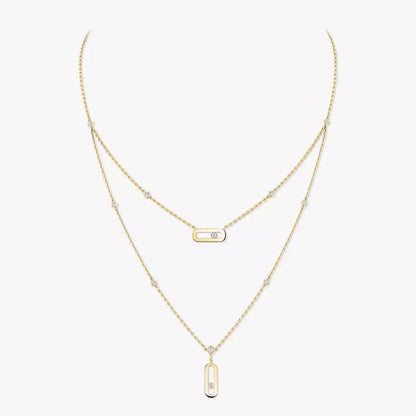[Miro ] Move Uno Diamond Necklace