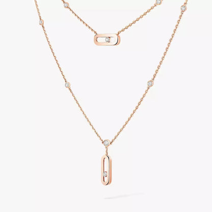 [Miro ] Move Uno Diamond Necklace