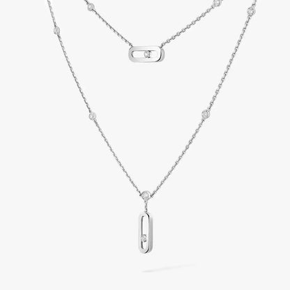 [Miro ] Move Uno Diamond Necklace