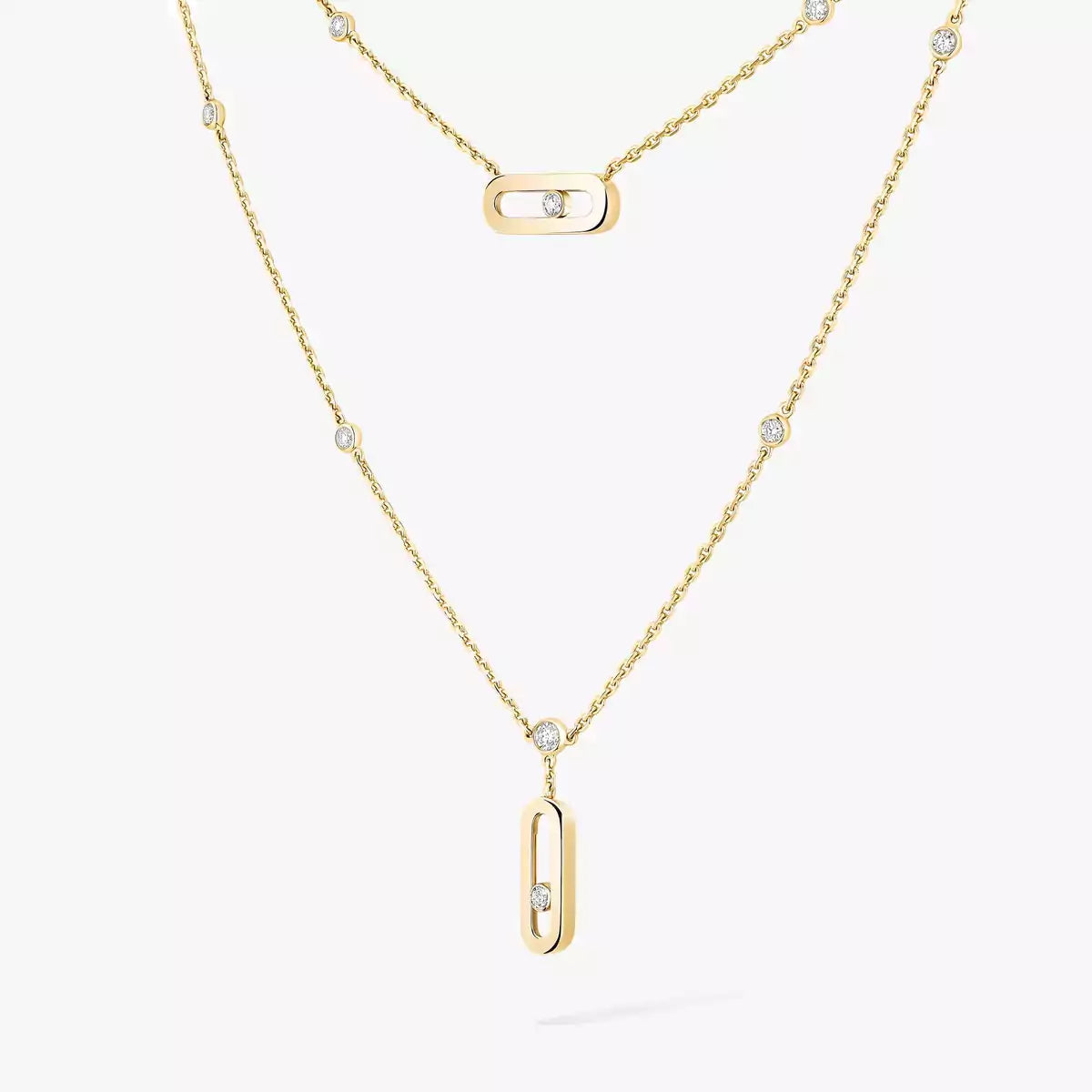 [Miro ] Move Uno Diamond Necklace