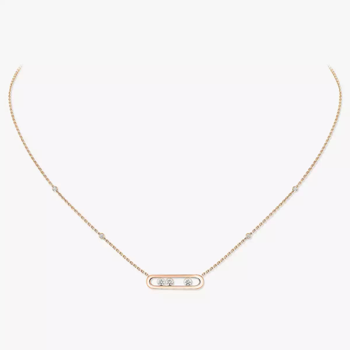 [Miro ] Baby Move Gold Diamond Necklace