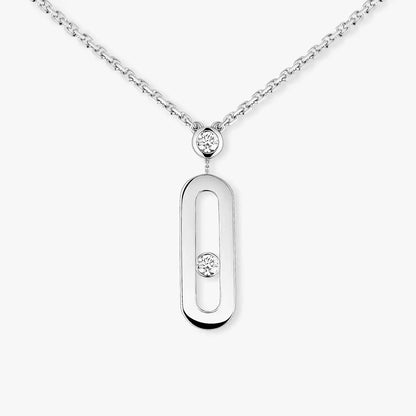 [Miro] Uno Gold Diamant Collier Lang