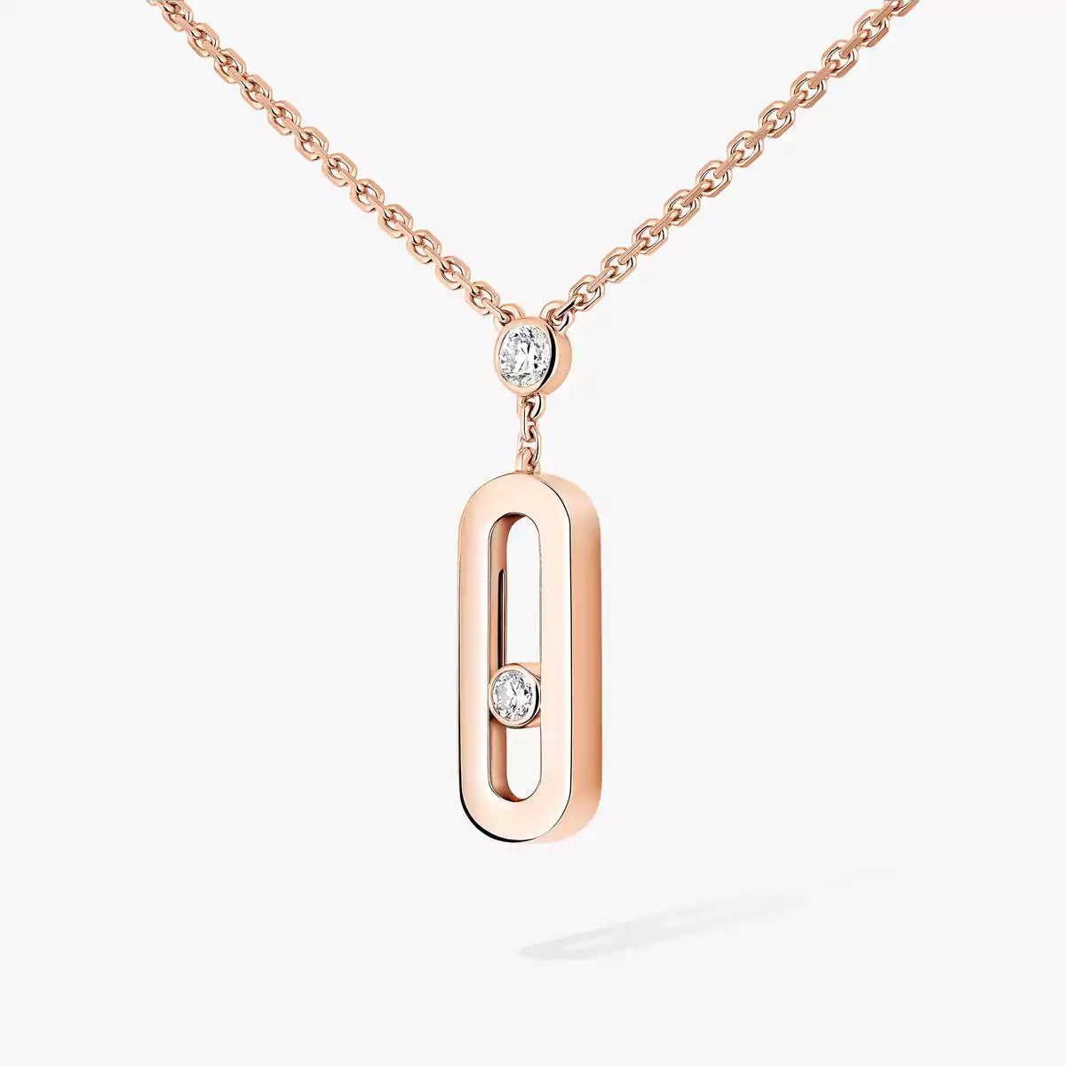 [Miro] Uno Gold Diamant Collier Lang