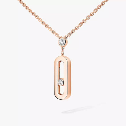 [Miro] Uno Gold Diamant Collier Lang