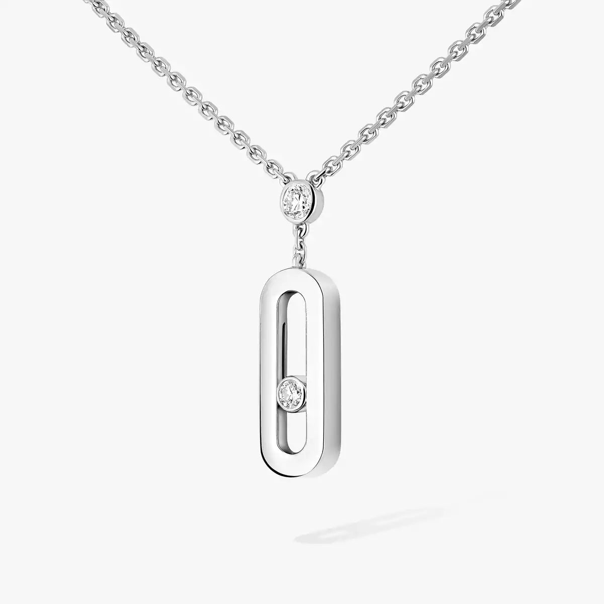 [Miro] Uno Gold Diamant Collier Lang