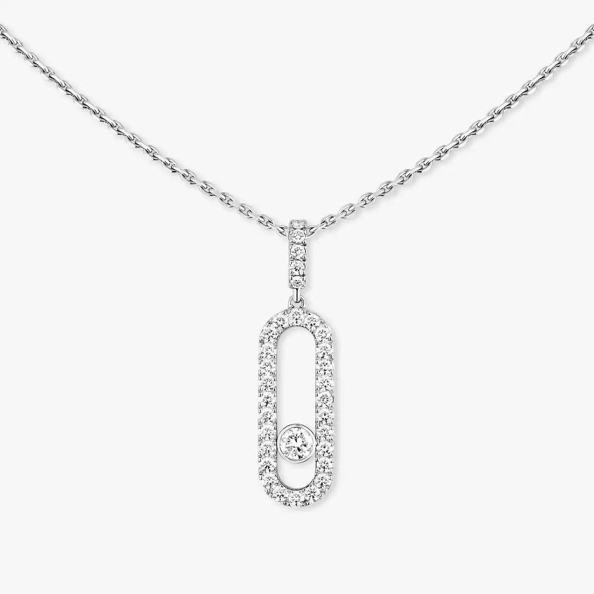 [Miro ]Move Uno Diamantkette aus Roségold