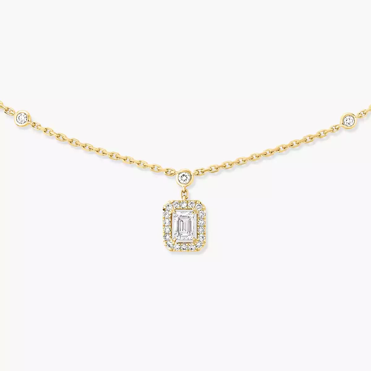 [Miro ]My Twin Diamond Necklace in Silver