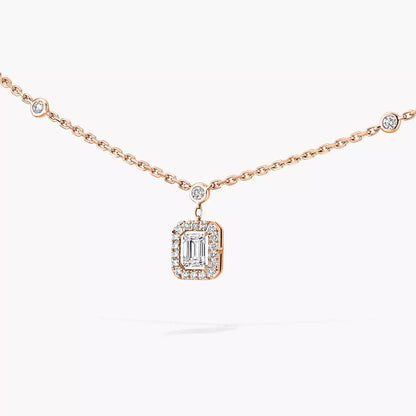 [Miro ]My Twin Diamond Necklace in Silver