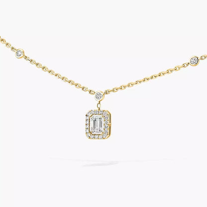 [Miro ]My Twin Diamond Necklace in Silver