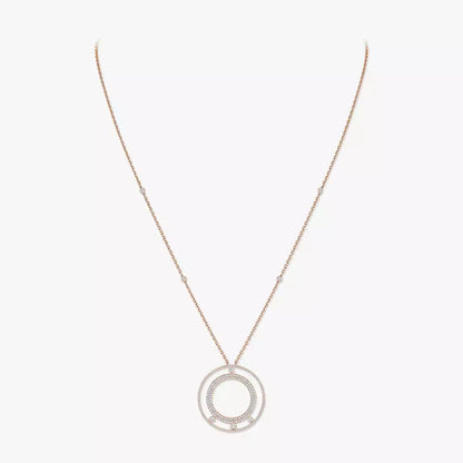 [Miro ]Move Romane Long Pave_-Set Diamond Necklace
