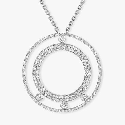 [Miro ]Move Romane Long Pave_-Set Diamond Necklace