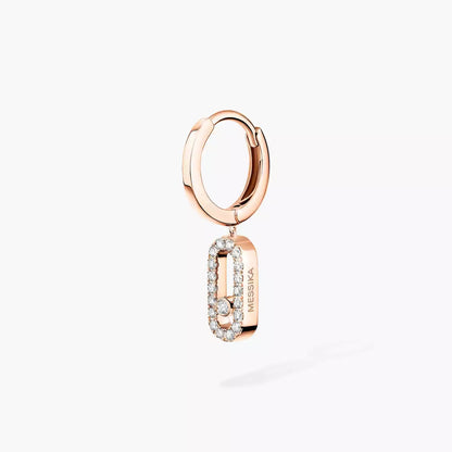 [Miro ]Ohrring mit einem Diamanten Uno