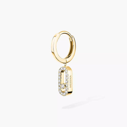 [Miro ]Ohrring mit einem Diamanten Uno
