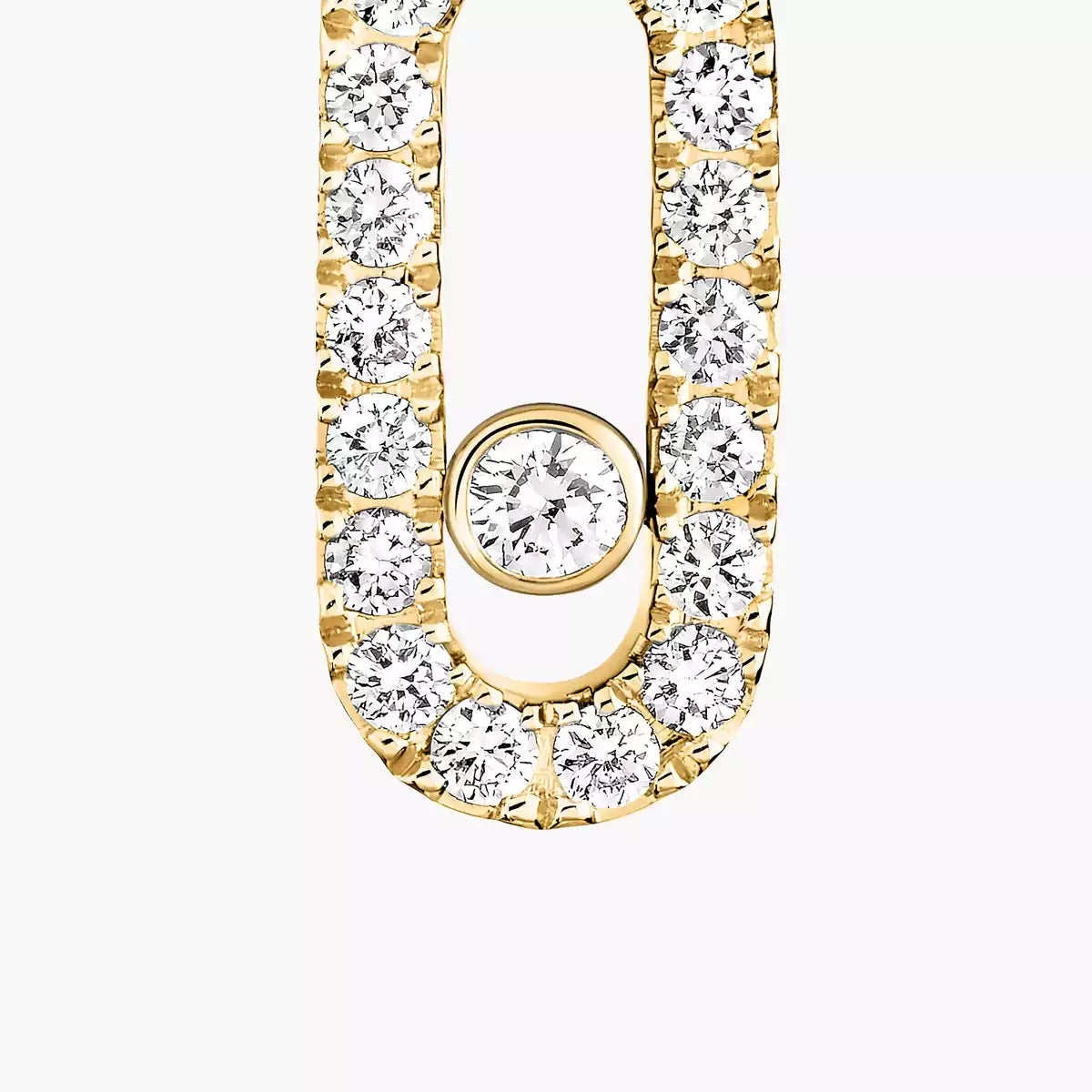 [Miro ]Ohrring mit einem Diamanten Uno