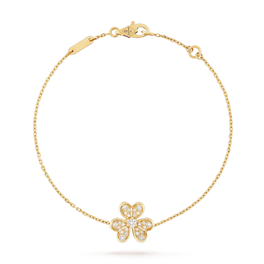 Miro FRIVOLE GOLD FLOWER DIAMOND BRACELET