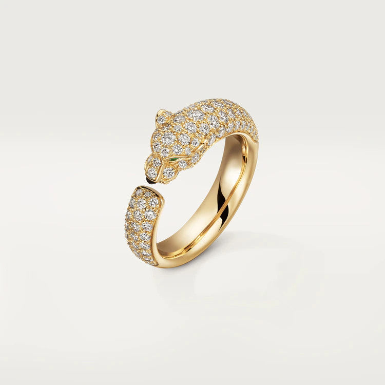 Miro PANTHERE PINK GOLD DIAMANTENRING