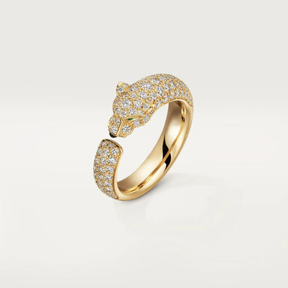 Miro PANTHERE PINK GOLD DIAMANTENRING