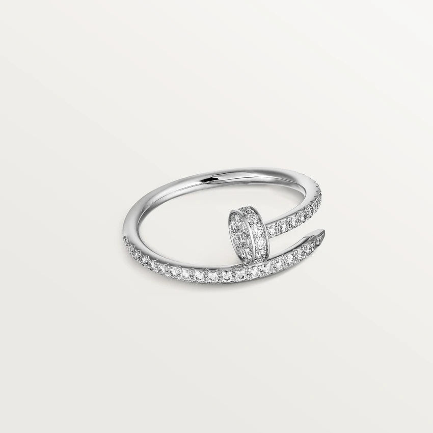 Miro JUSTE RING 1.8MM SILVER DIAMONDS