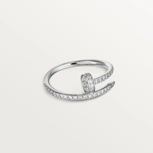 Miro JUSTE RING 1.8MM SILVER DIAMONDS